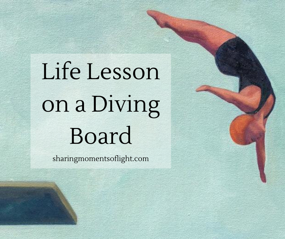 Life Lesson on a Diving Board